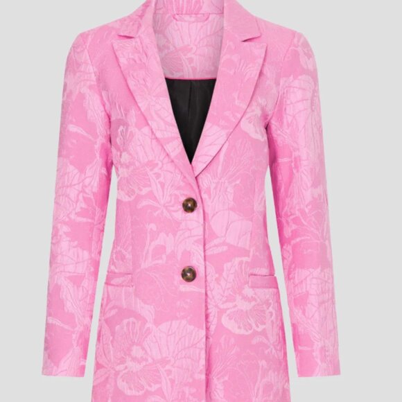 Scoth & Soda Pink Jacquard Blazer - Picture 1 of 3